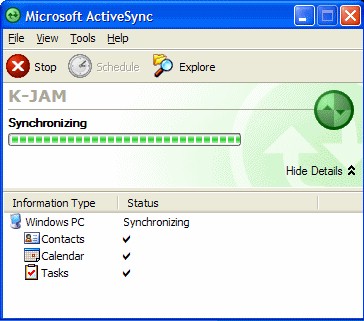 Microsoft Acrivesync
