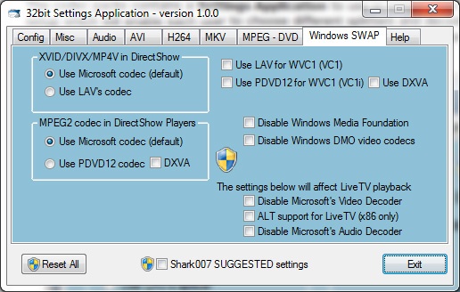      Windows 7 -  8